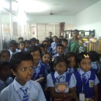  The event where schoolchildren used the library